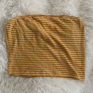 Yellow tube top